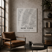Metropolitan Gridline Reverie - Canvas