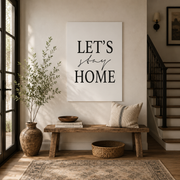 Gentle Haven Typography Glow - Poster