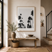 Midnight Palm Reverie - Framed