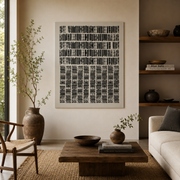 Shadow Rhythm Columns - Poster