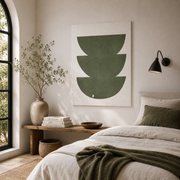 Olive Balance Forms - Canvas