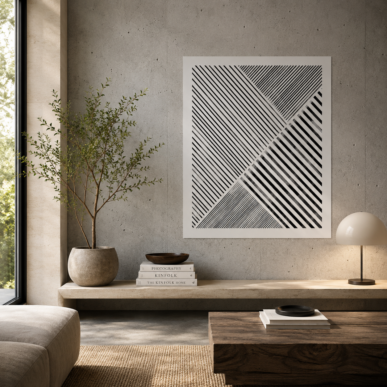 Monochrome Motion Angles - Poster