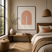 Terracotta Arc Whisper - Framed
