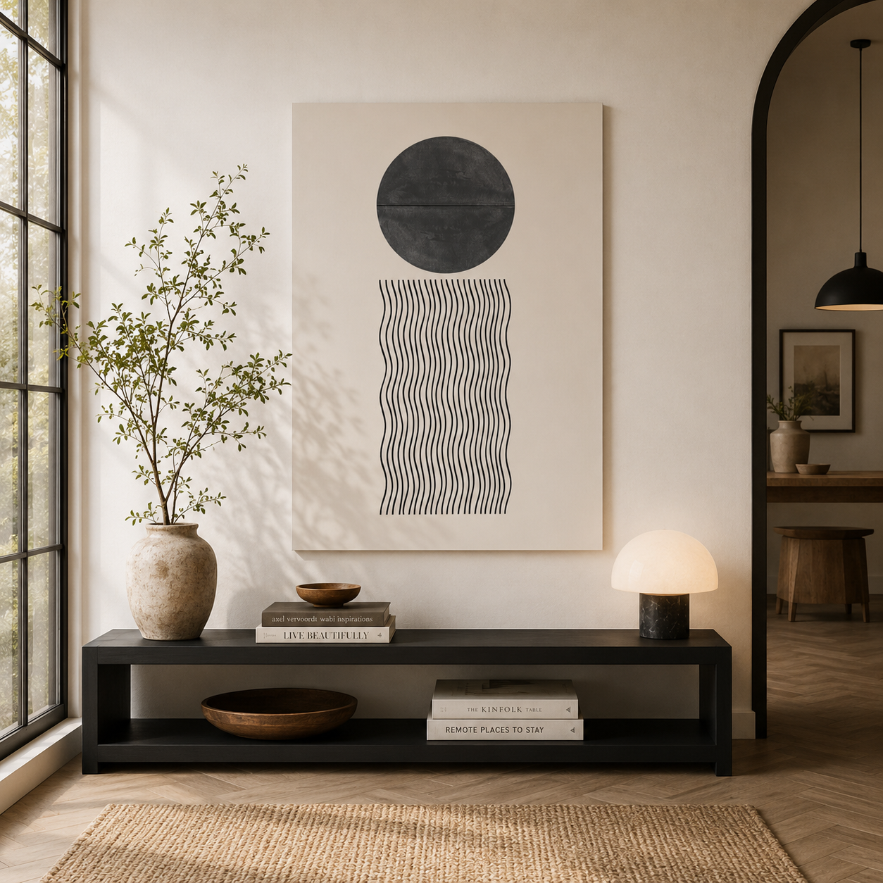 Celestial Wave Alignment - Poster