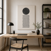 Celestial Wave Alignment - Canvas