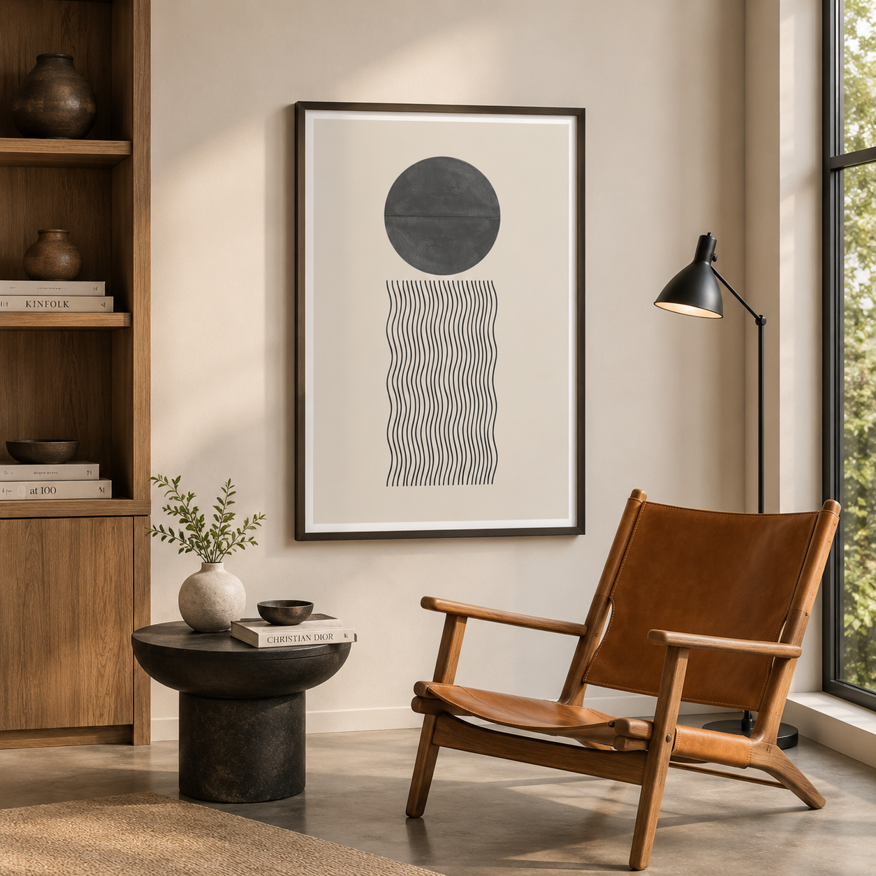 Celestial Wave Alignment - Framed