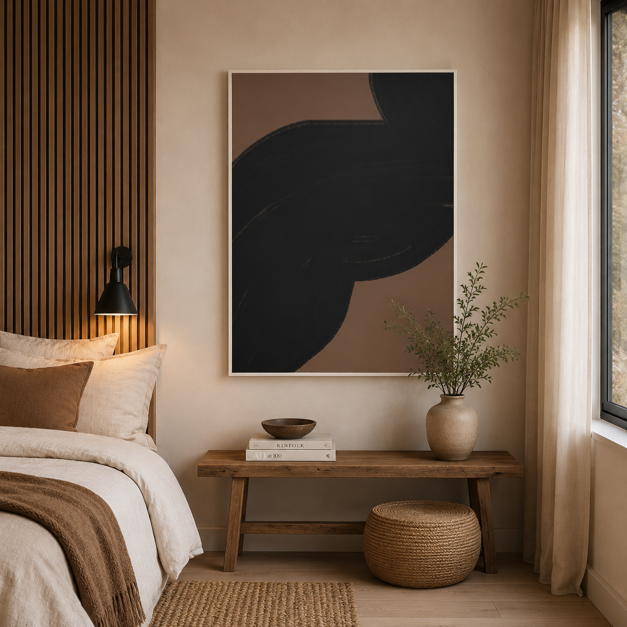 Midnight Drift Curves - Framed