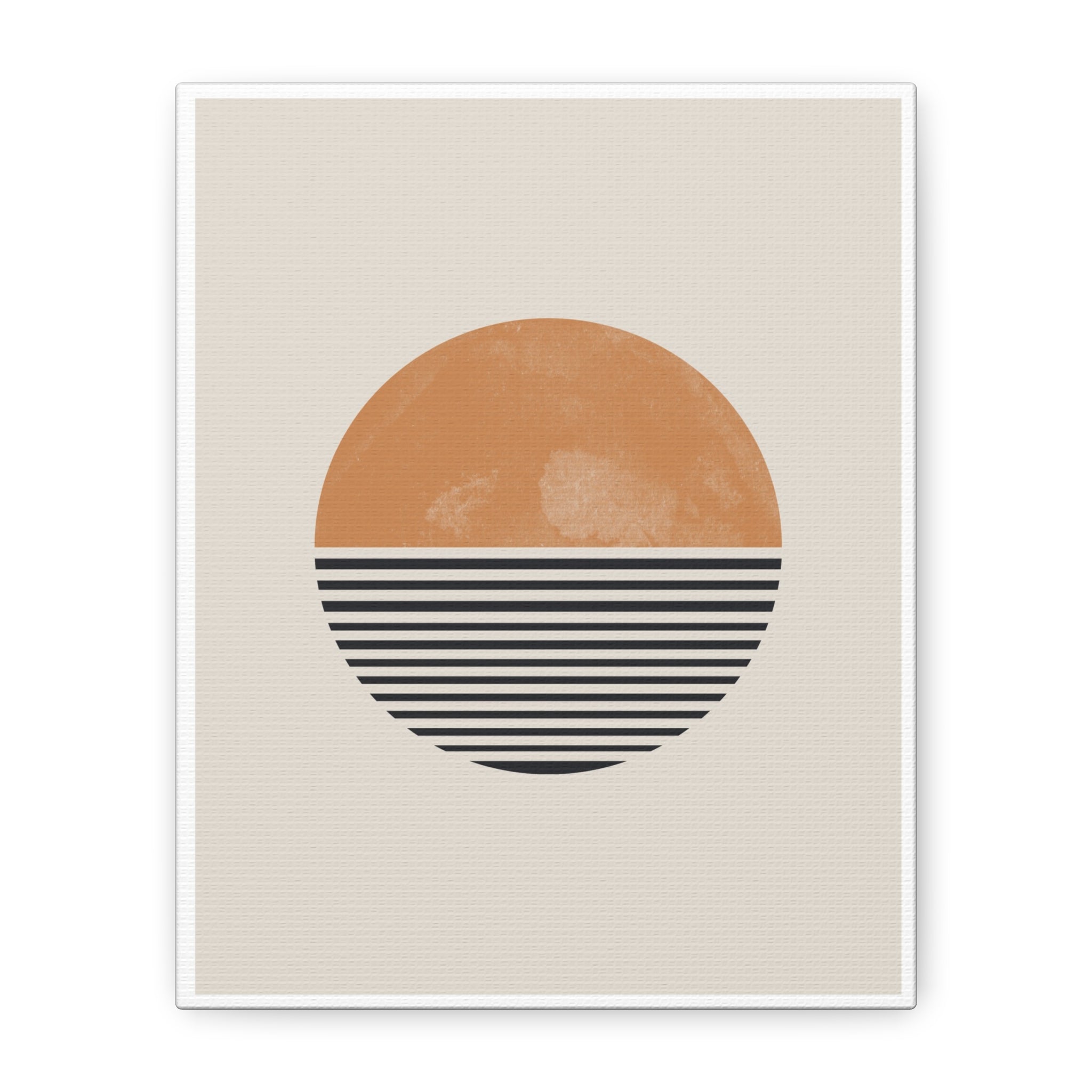 Amber Horizon Echoes - Canvas