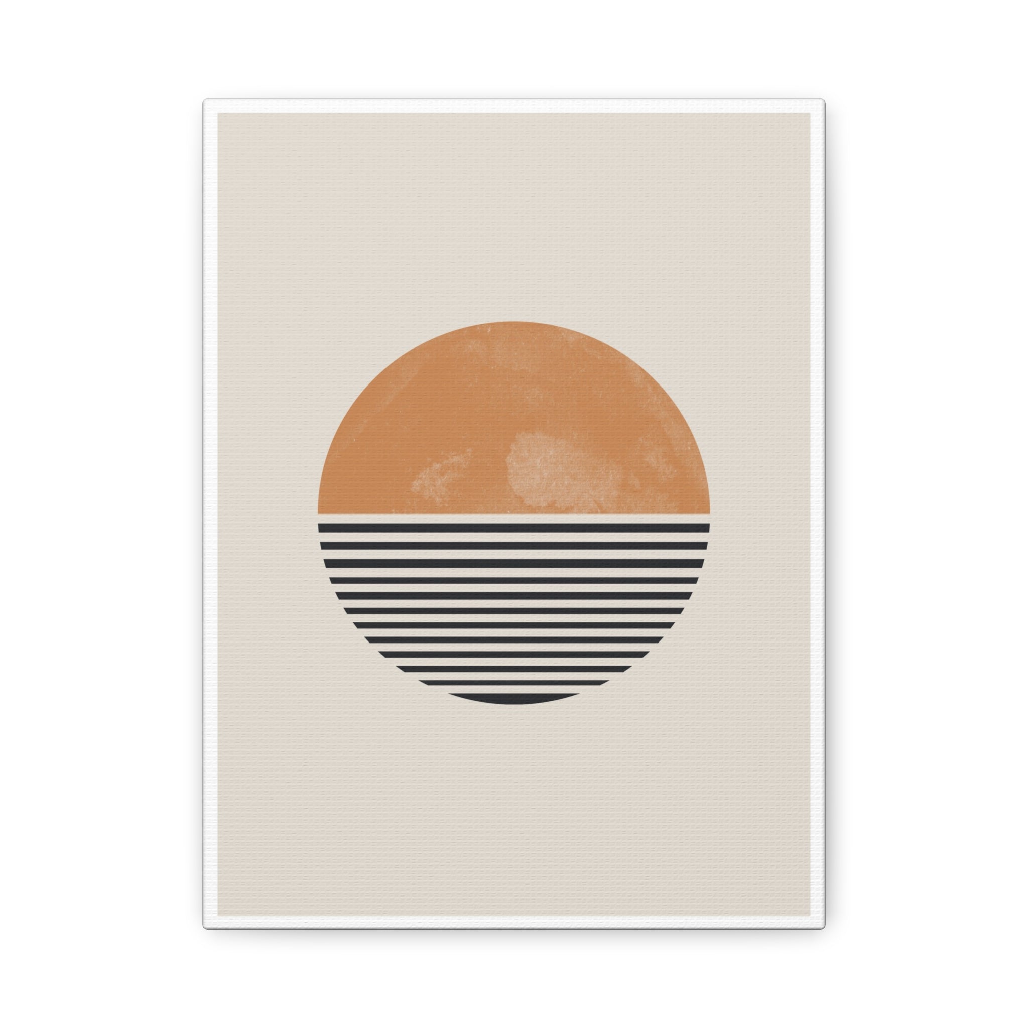 Amber Horizon Echoes - Canvas