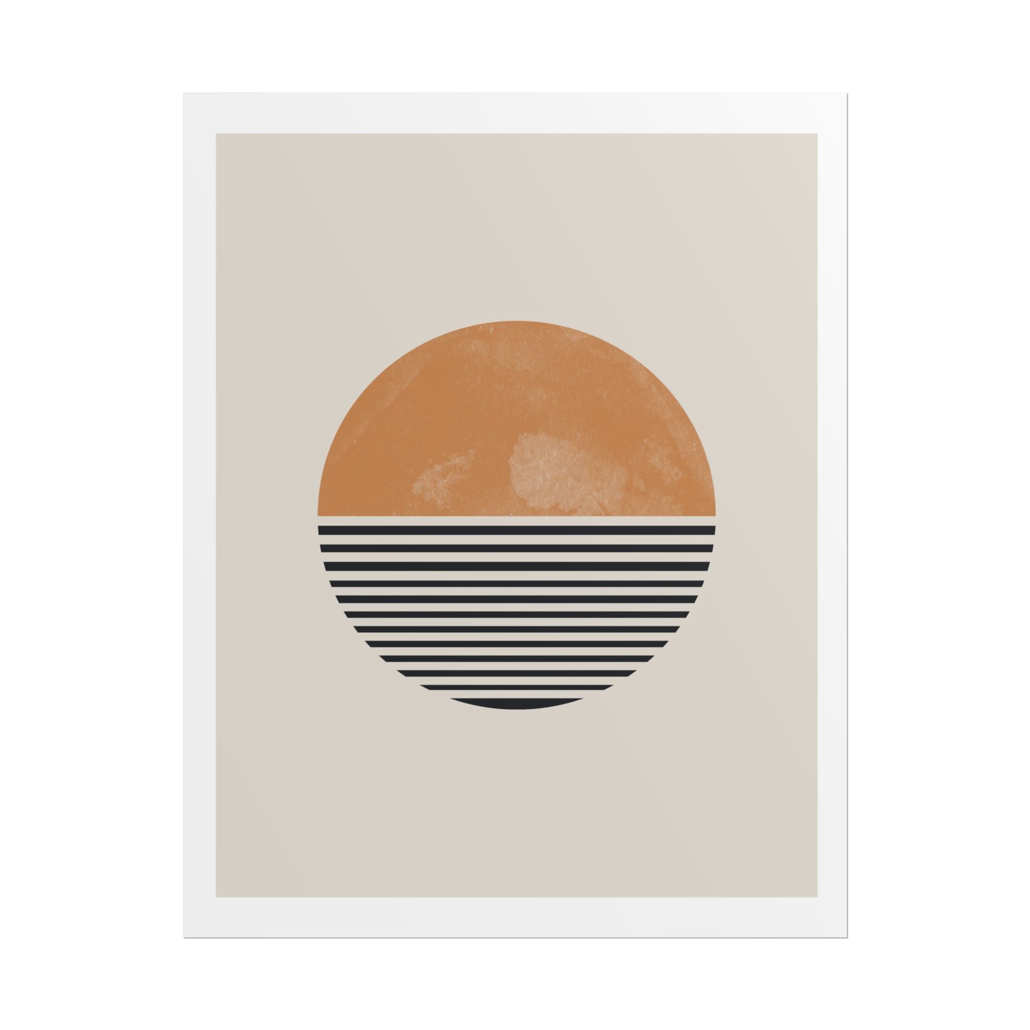 Amber Horizon Echoes - Poster