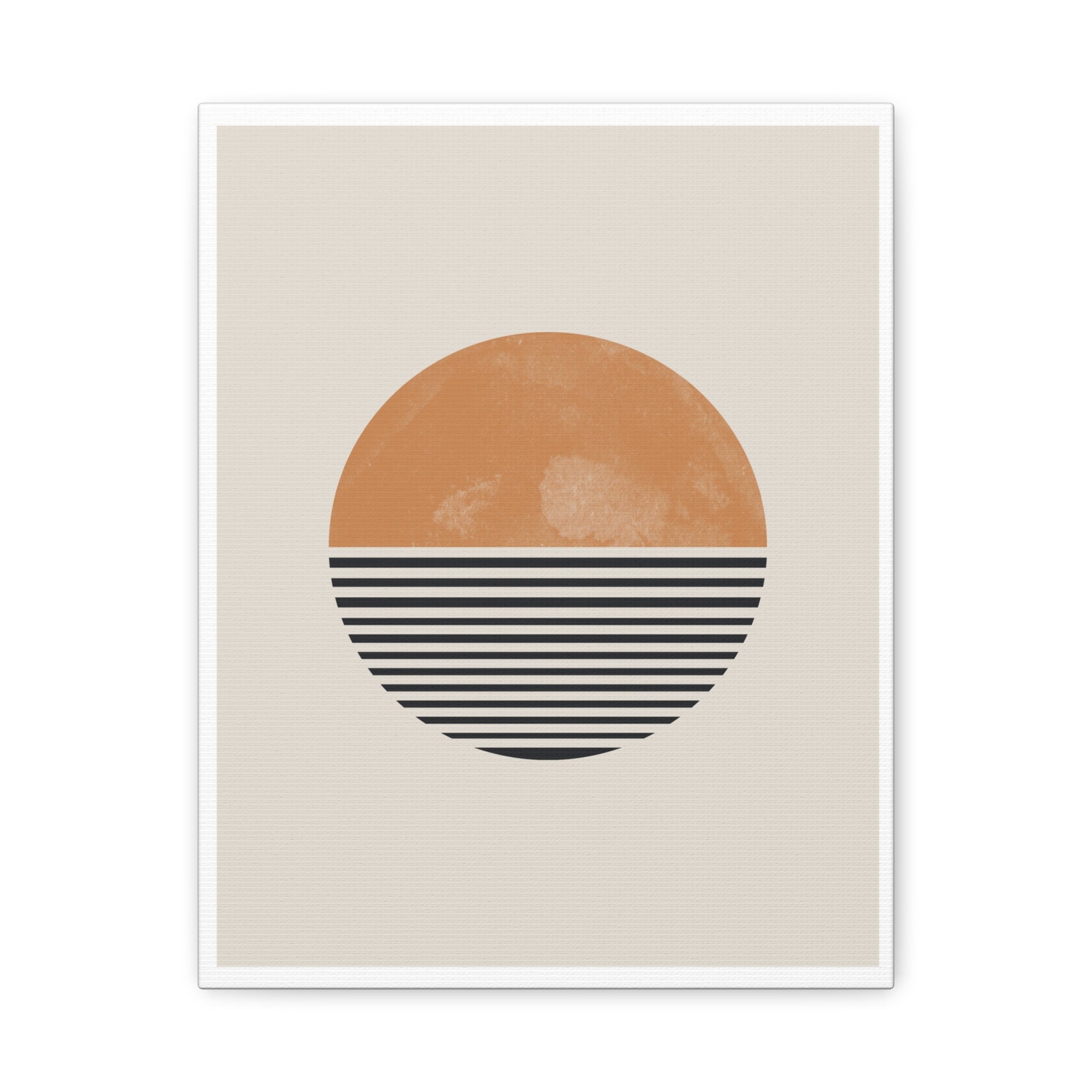 Amber Horizon Echoes - Canvas