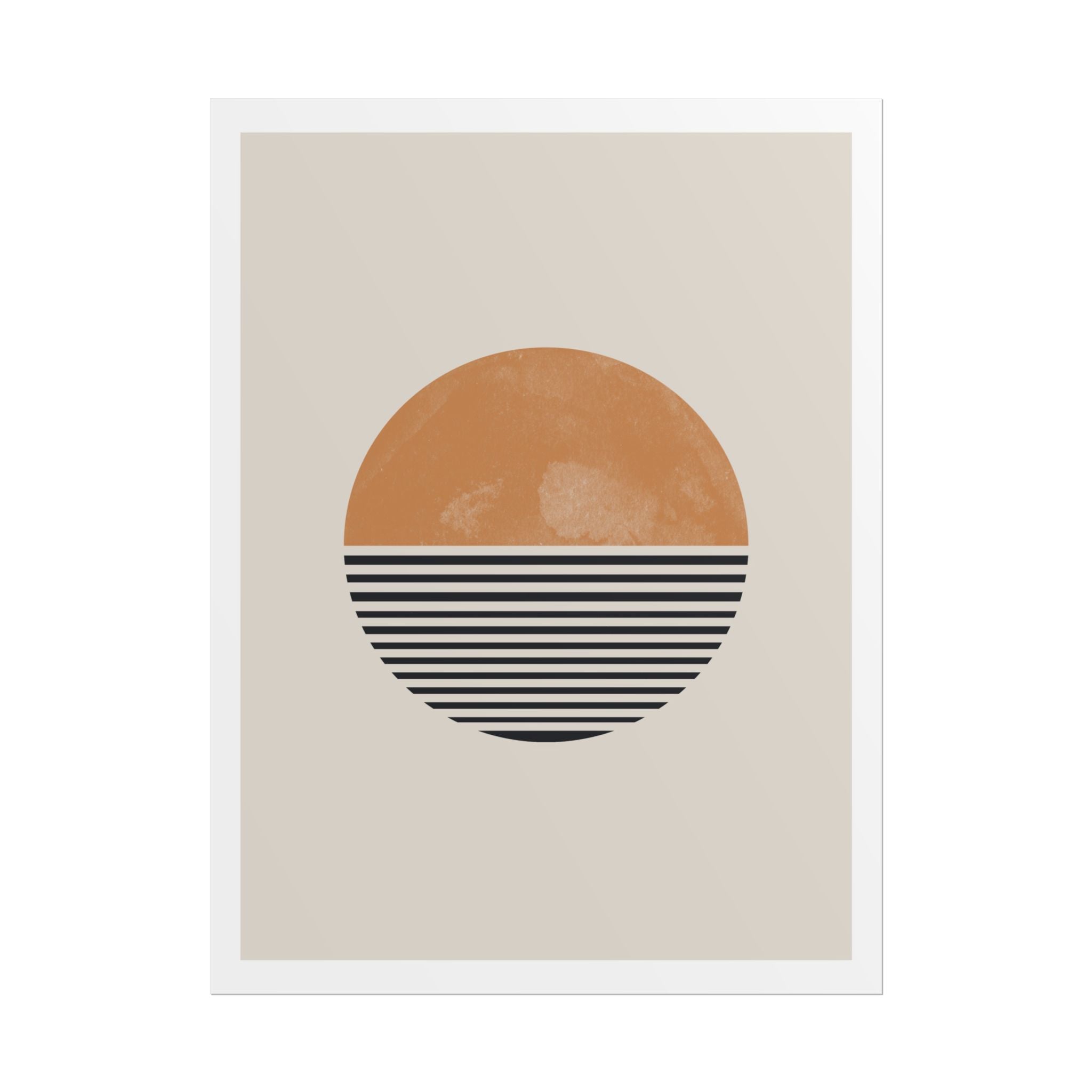 Amber Horizon Echoes - Poster