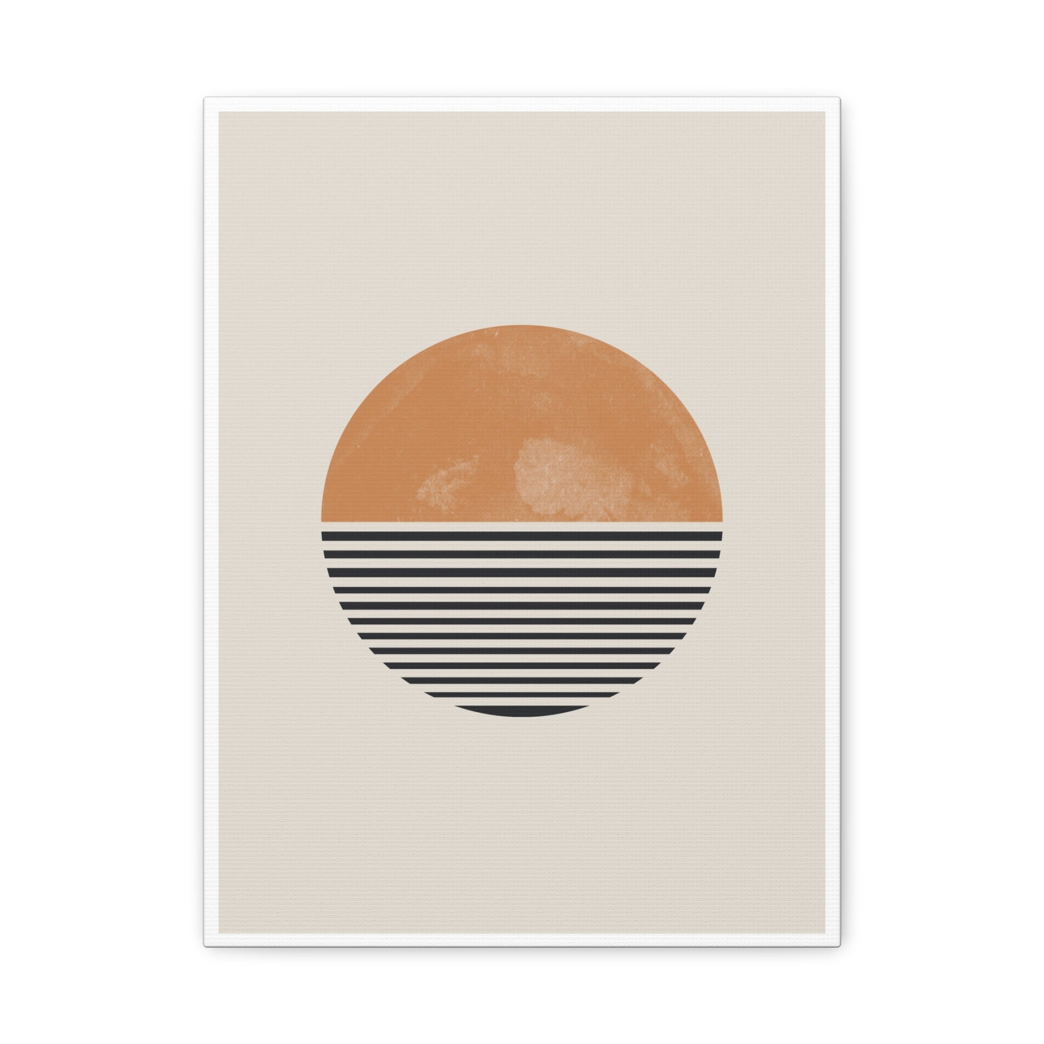 Amber Horizon Echoes - Canvas