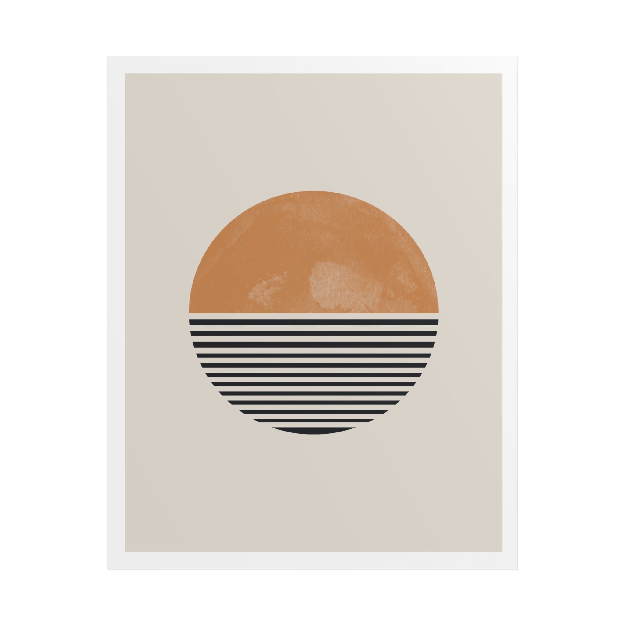 Amber Horizon Echoes - Poster