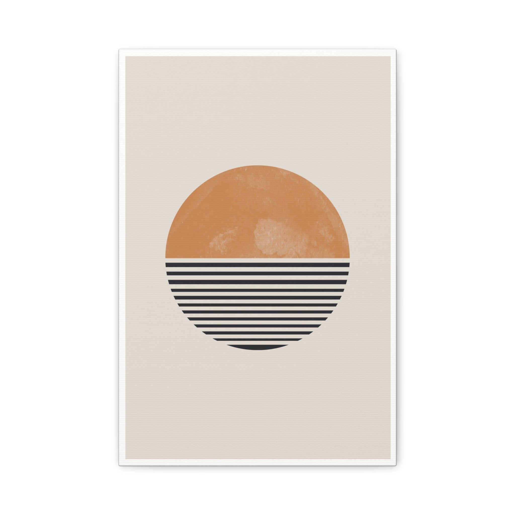 Amber Horizon Echoes - Canvas