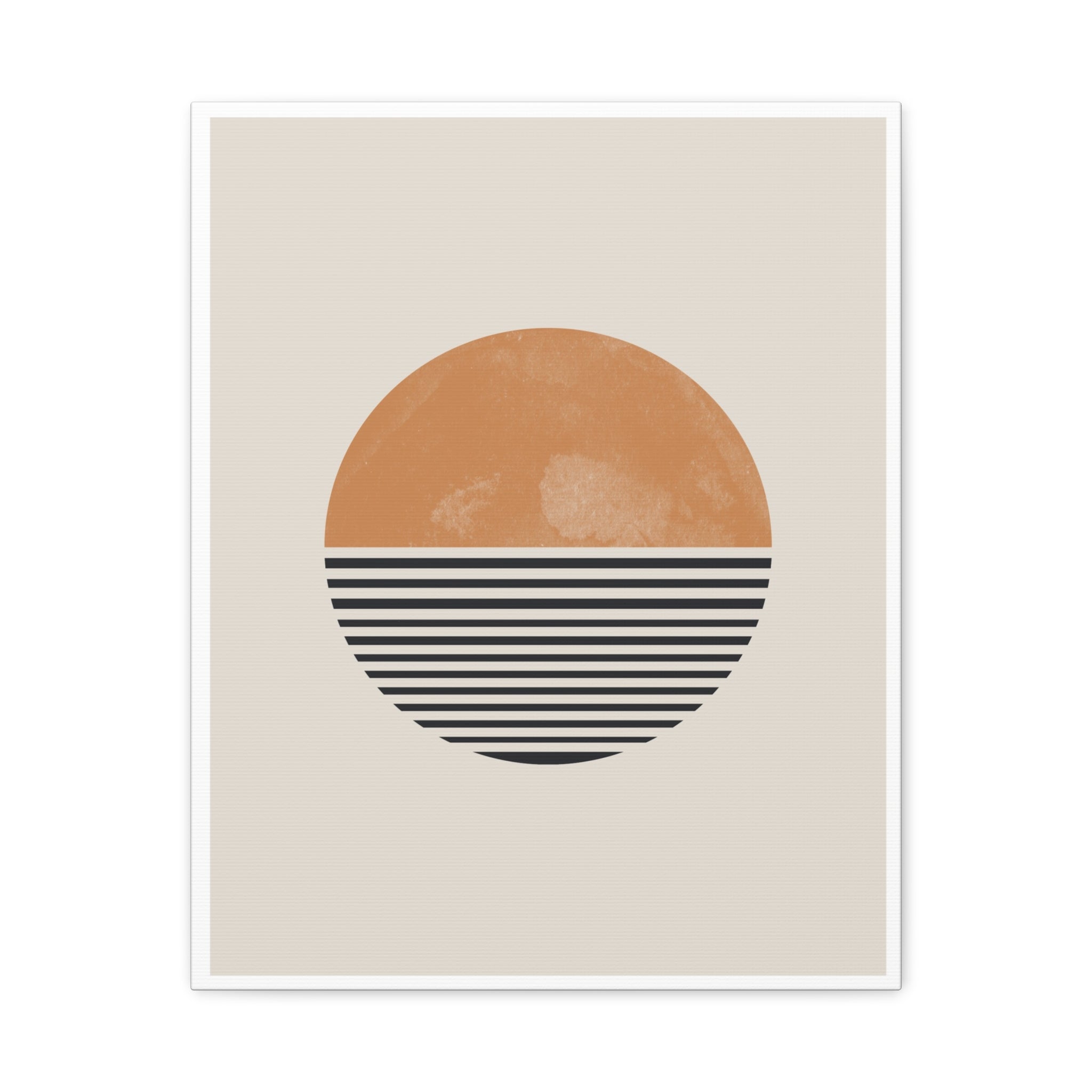 Amber Horizon Echoes - Canvas