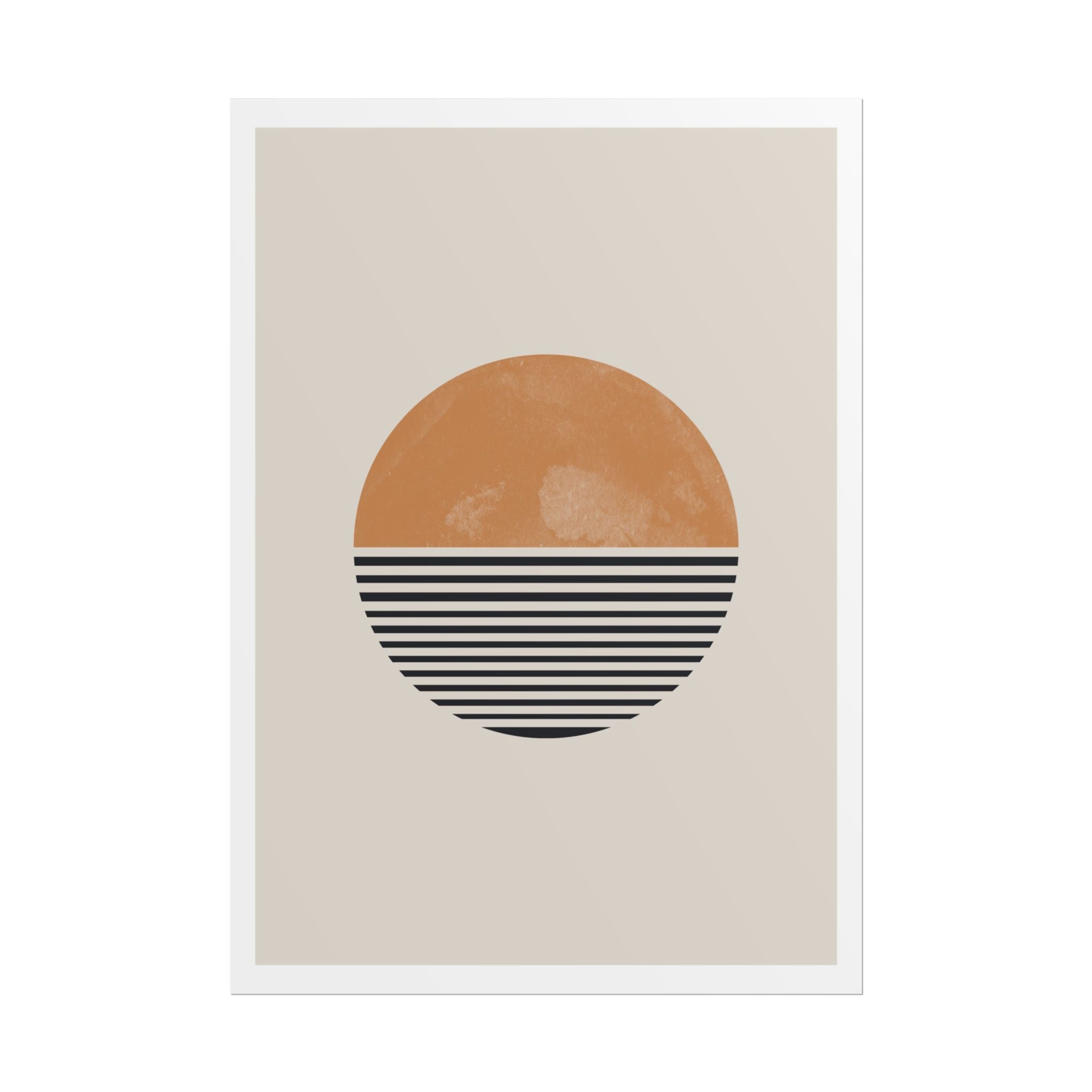 Amber Horizon Echoes - Poster