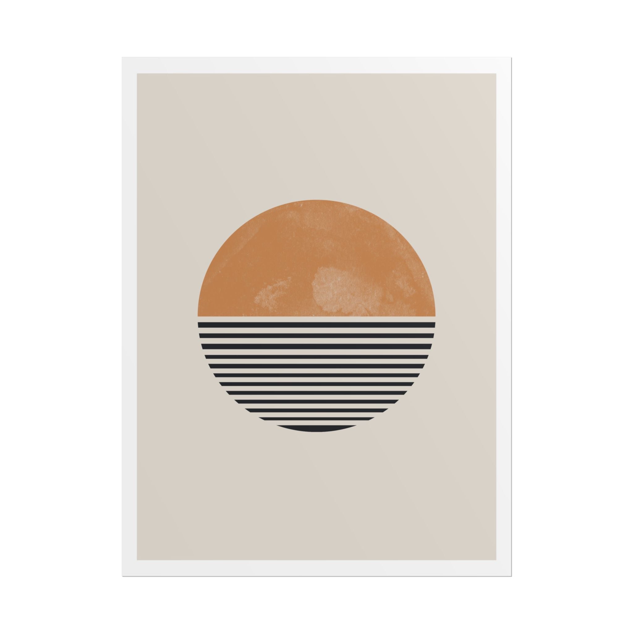 Amber Horizon Echoes - Poster