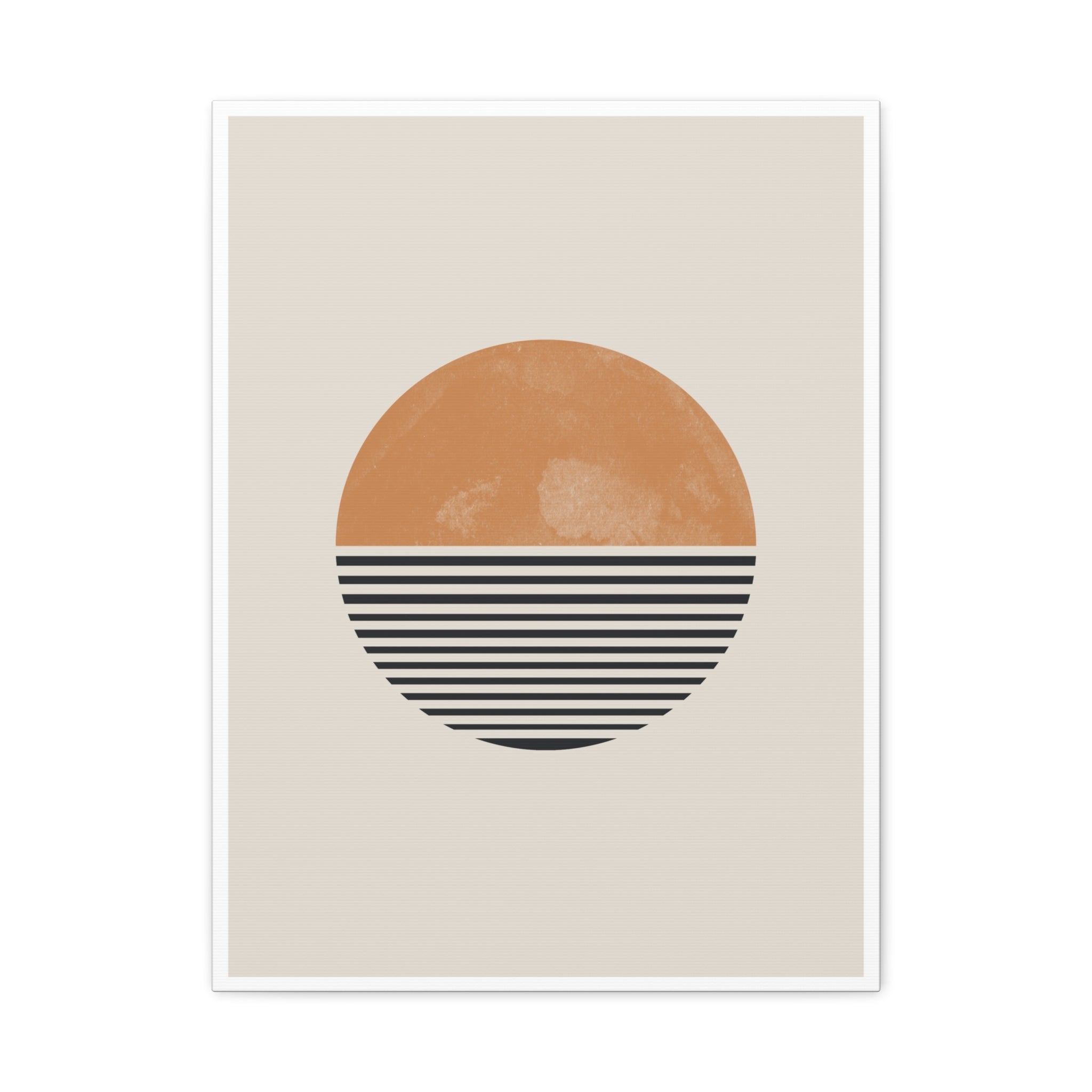 Amber Horizon Echoes - Canvas