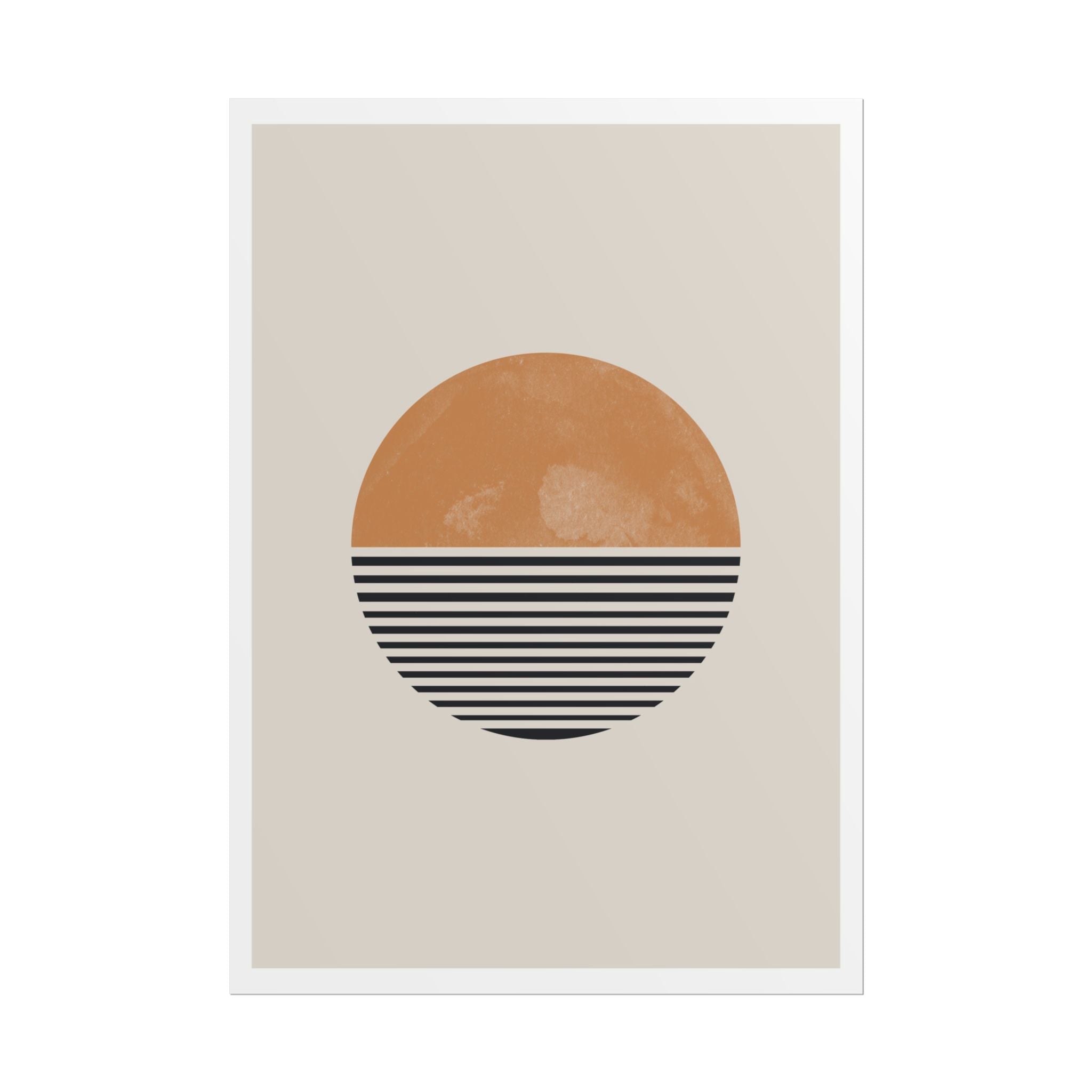 Amber Horizon Echoes - Poster