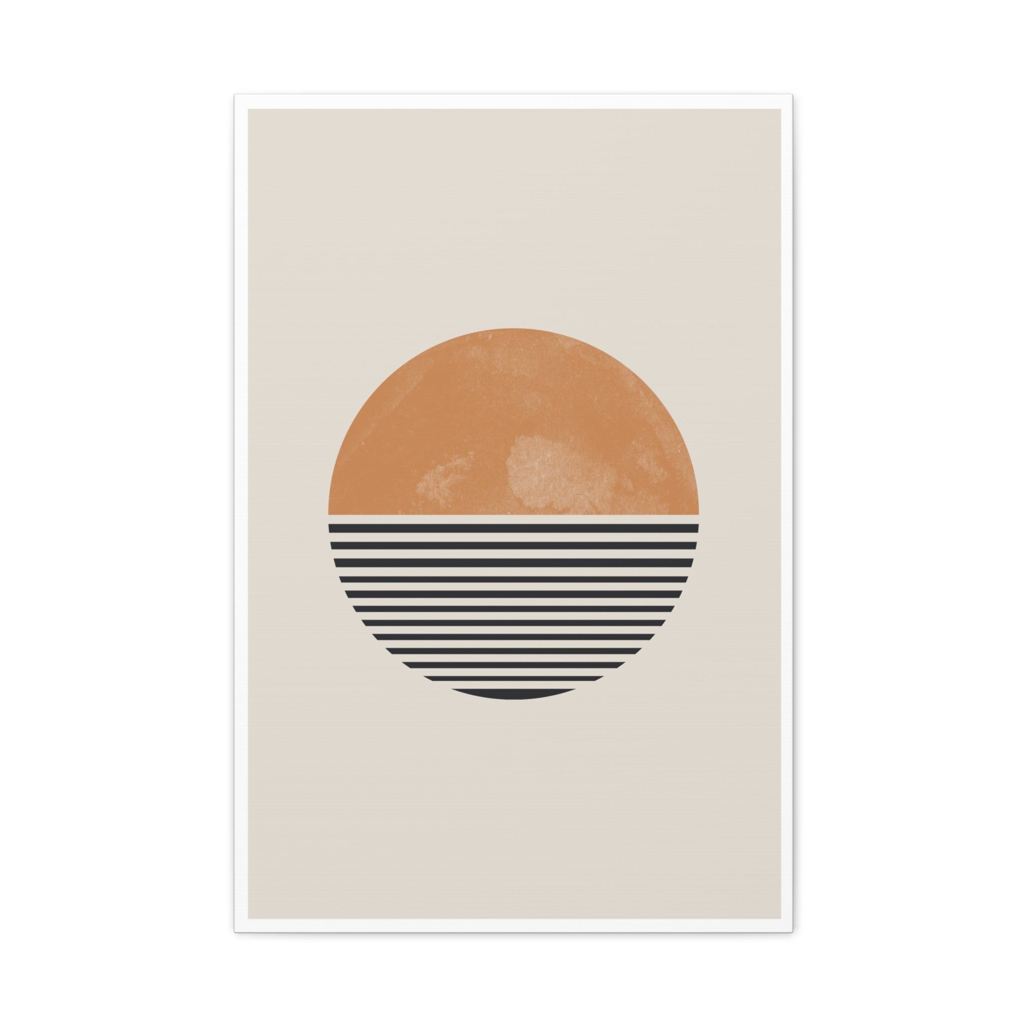 Amber Horizon Echoes - Canvas