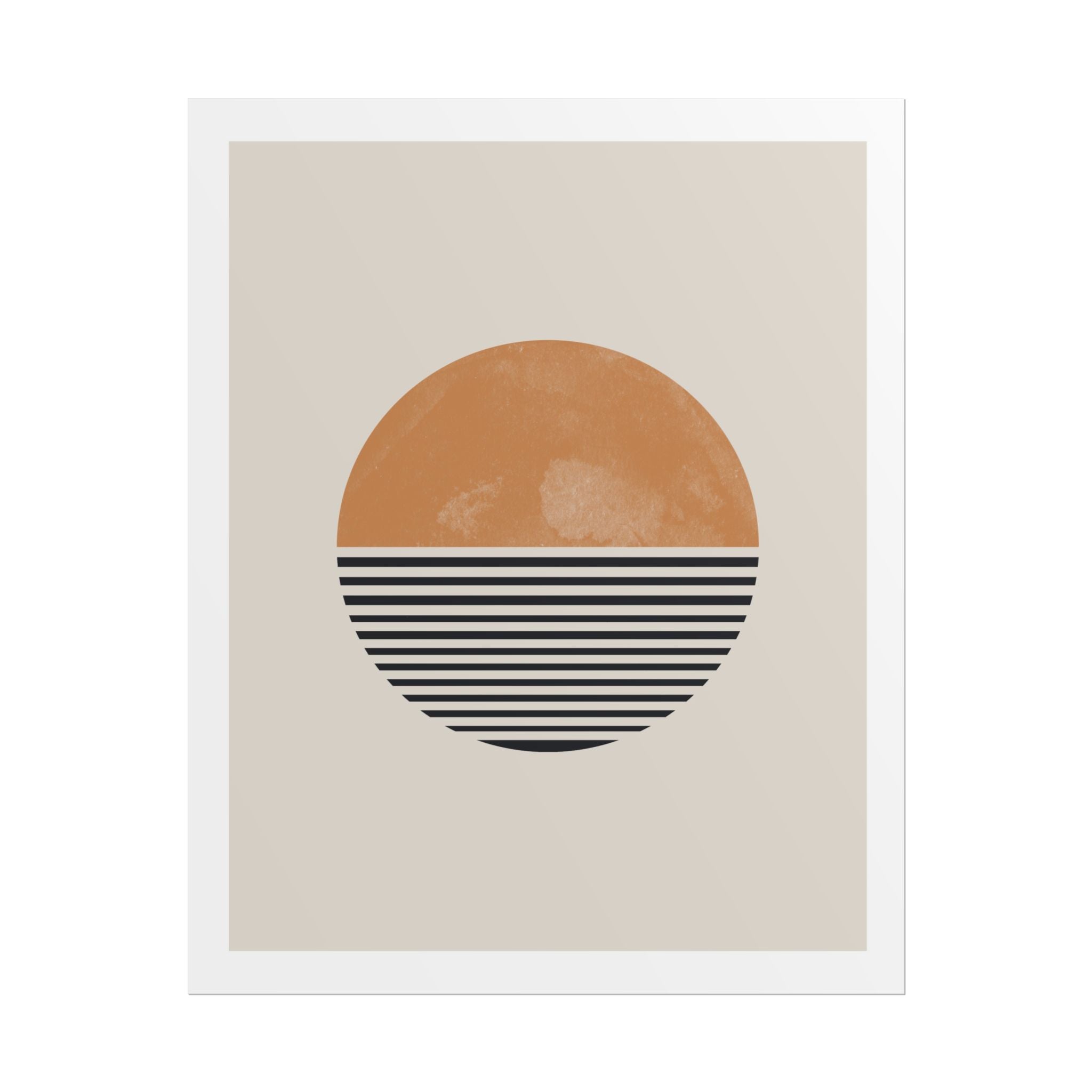Amber Horizon Echoes - Poster