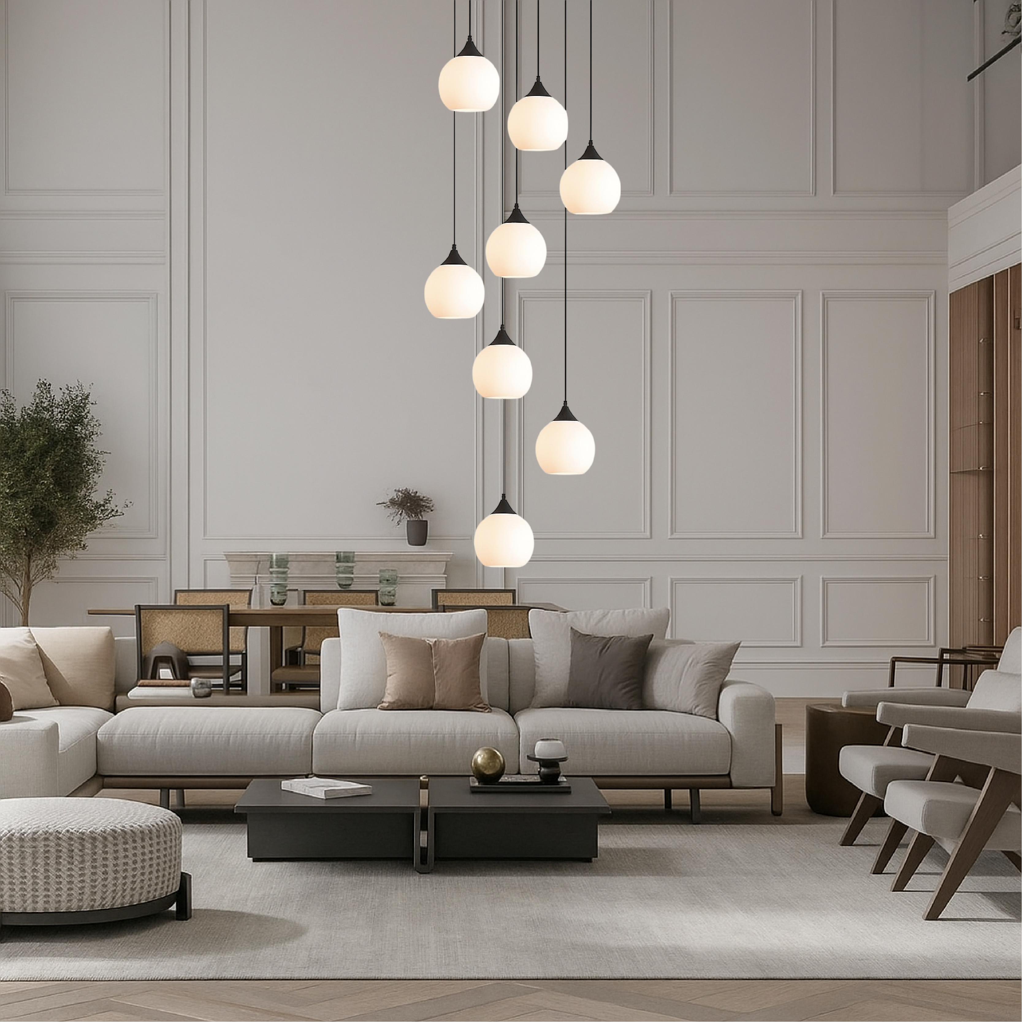 Gades Villa Staircase Chandelier