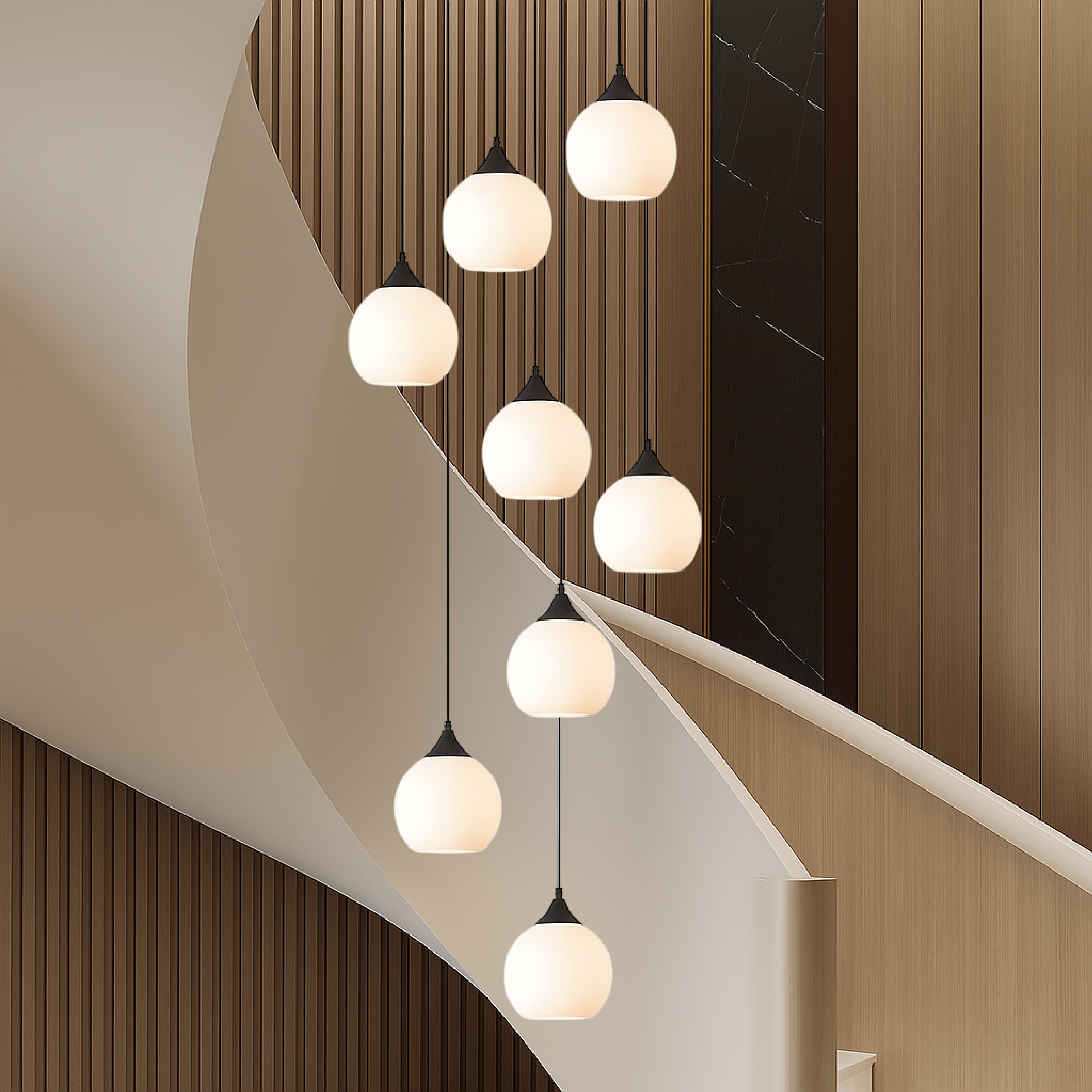 Gades Villa Staircase Chandelier