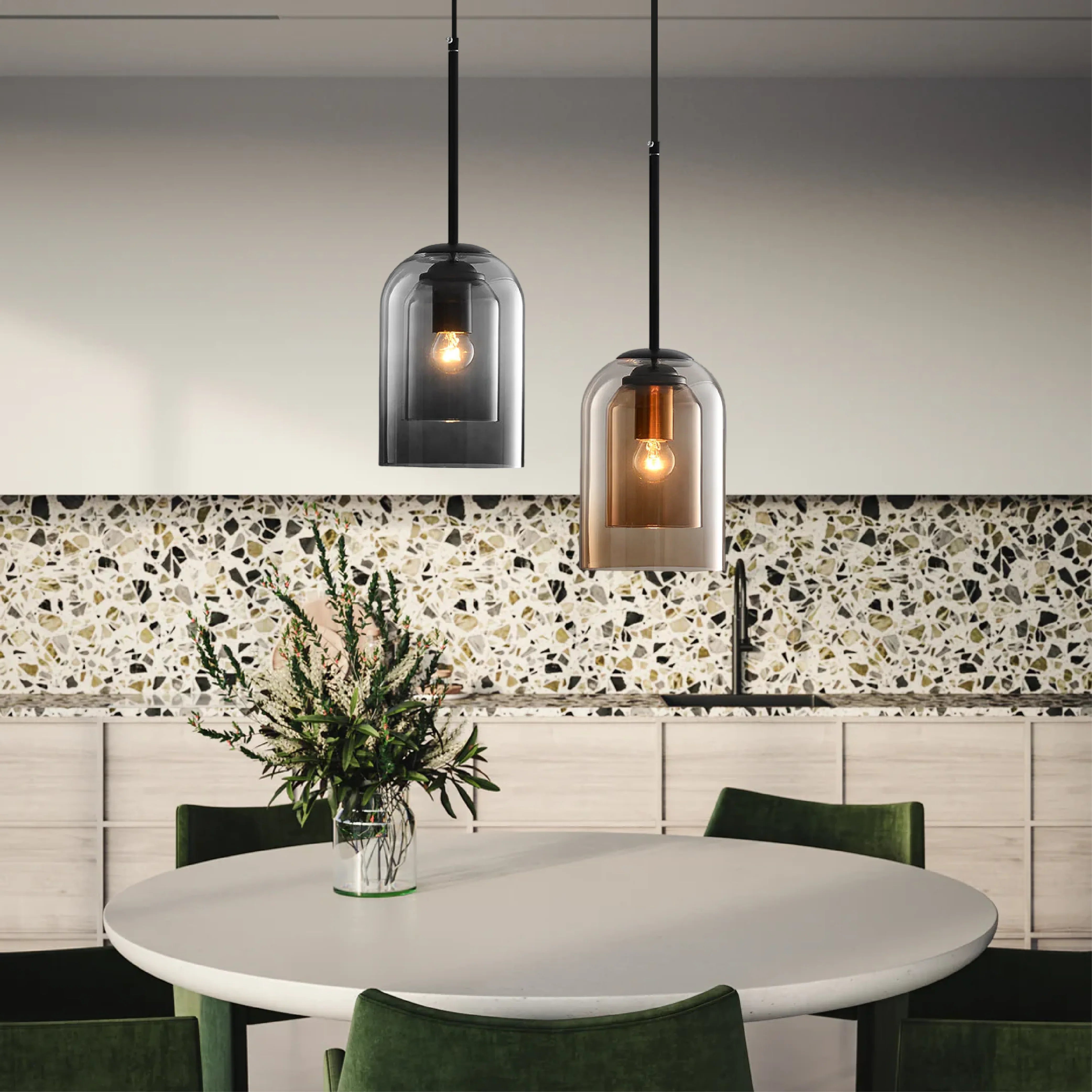 Janis Glass Pendant Light