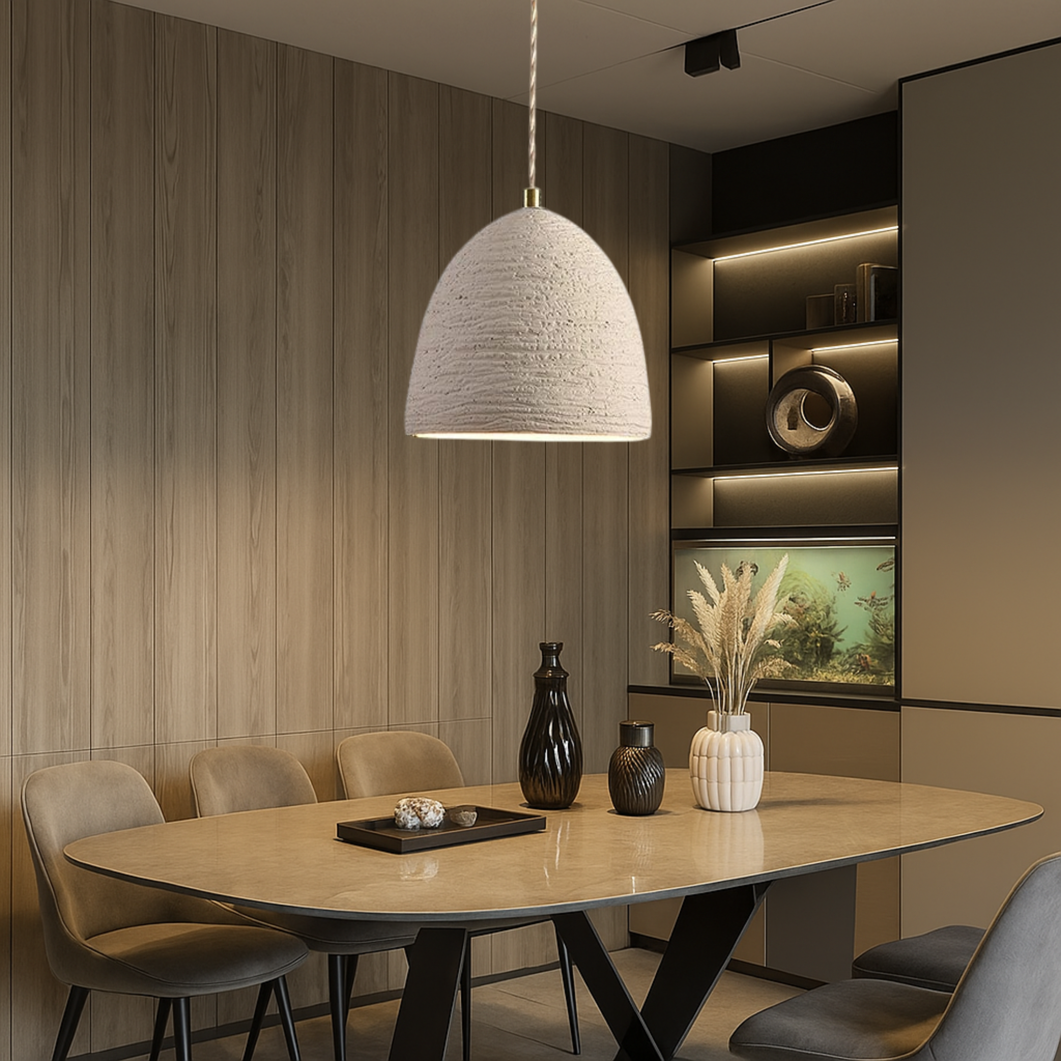 Cement Pendant Light