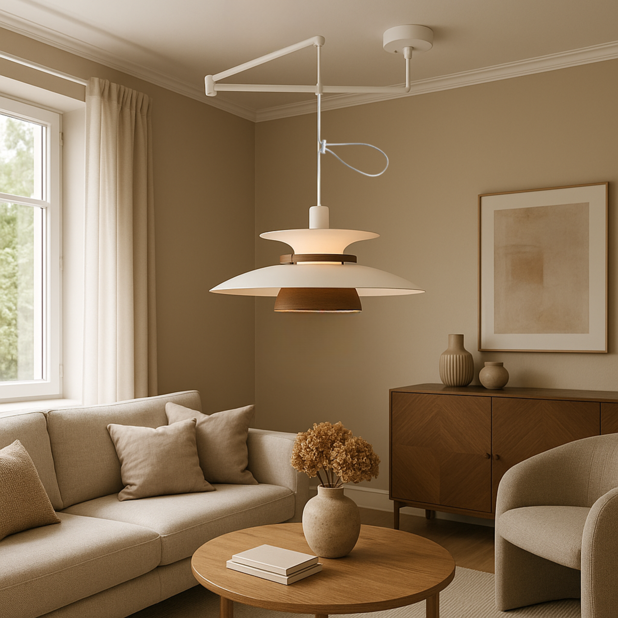 Merado Swing Arm Pendant Light