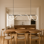 Linear Kitchen Table Pendant Light