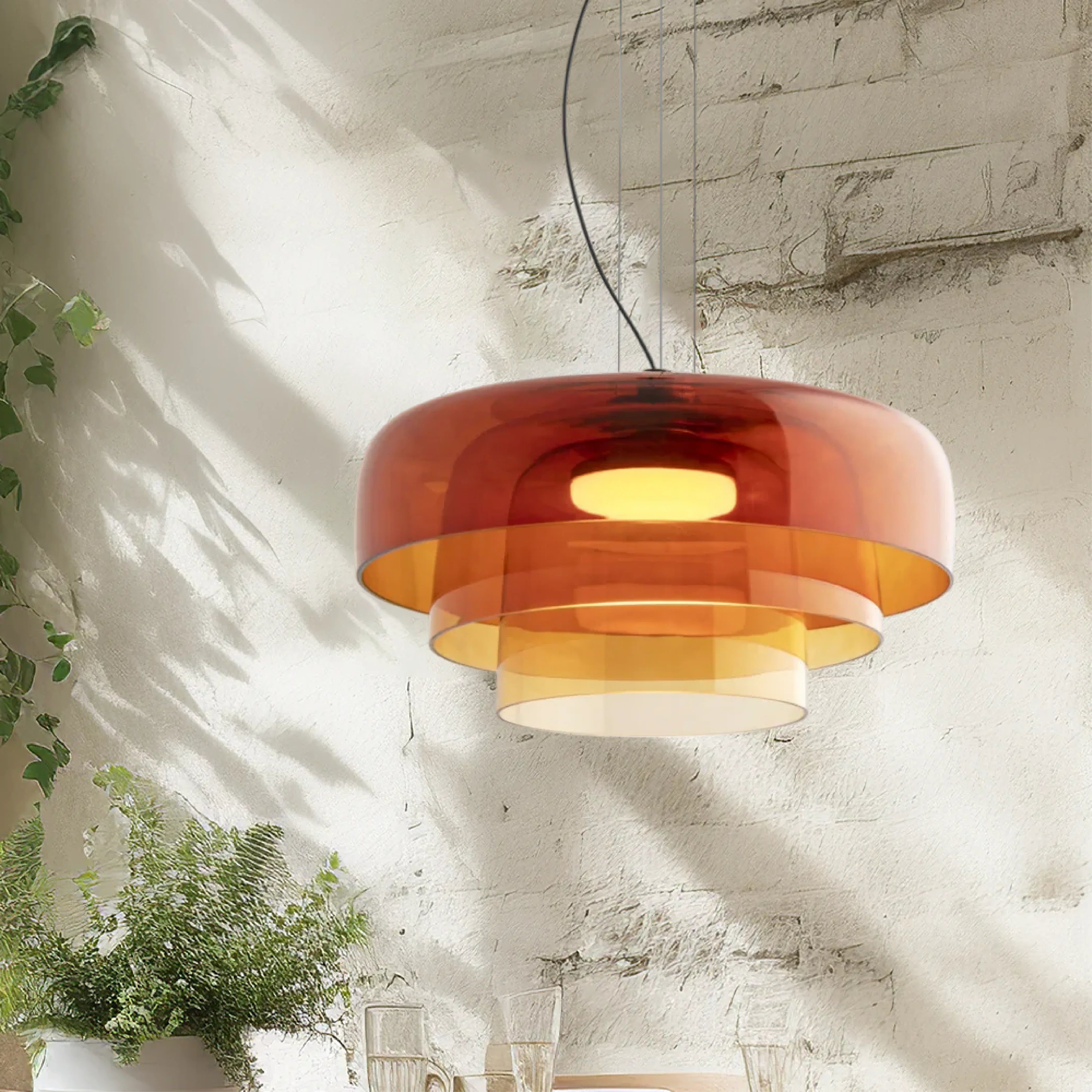 Glass Pendant Light