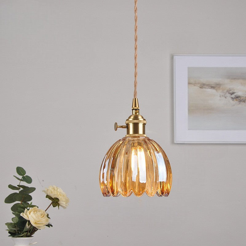 Japanese Glass Pendant Light