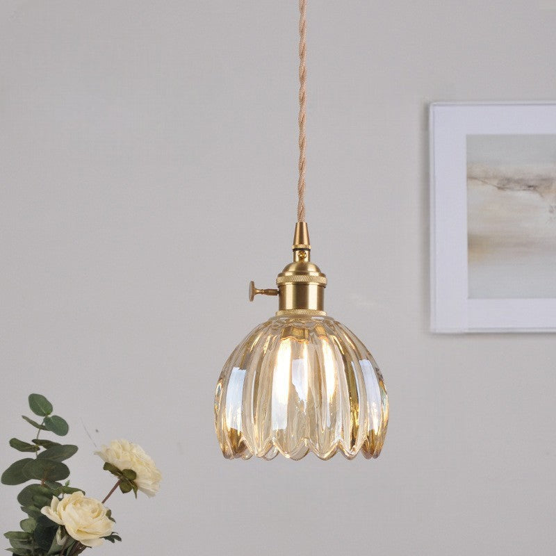 Japanese Glass Pendant Light