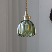 Japanese Glass Pendant Light