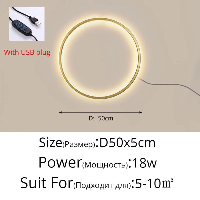 Jadis Ring Wall Lamp