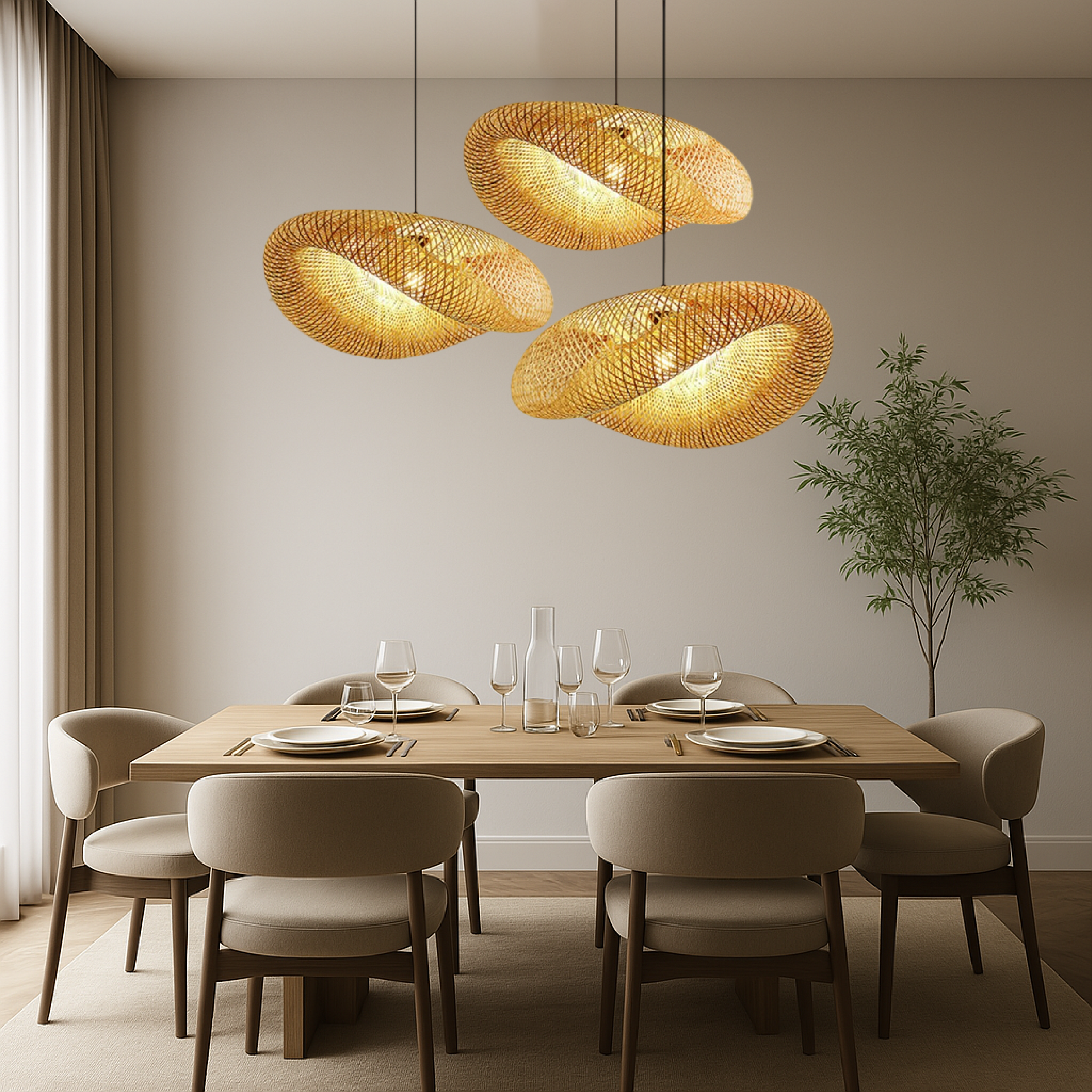 Bamboo Pendant Light