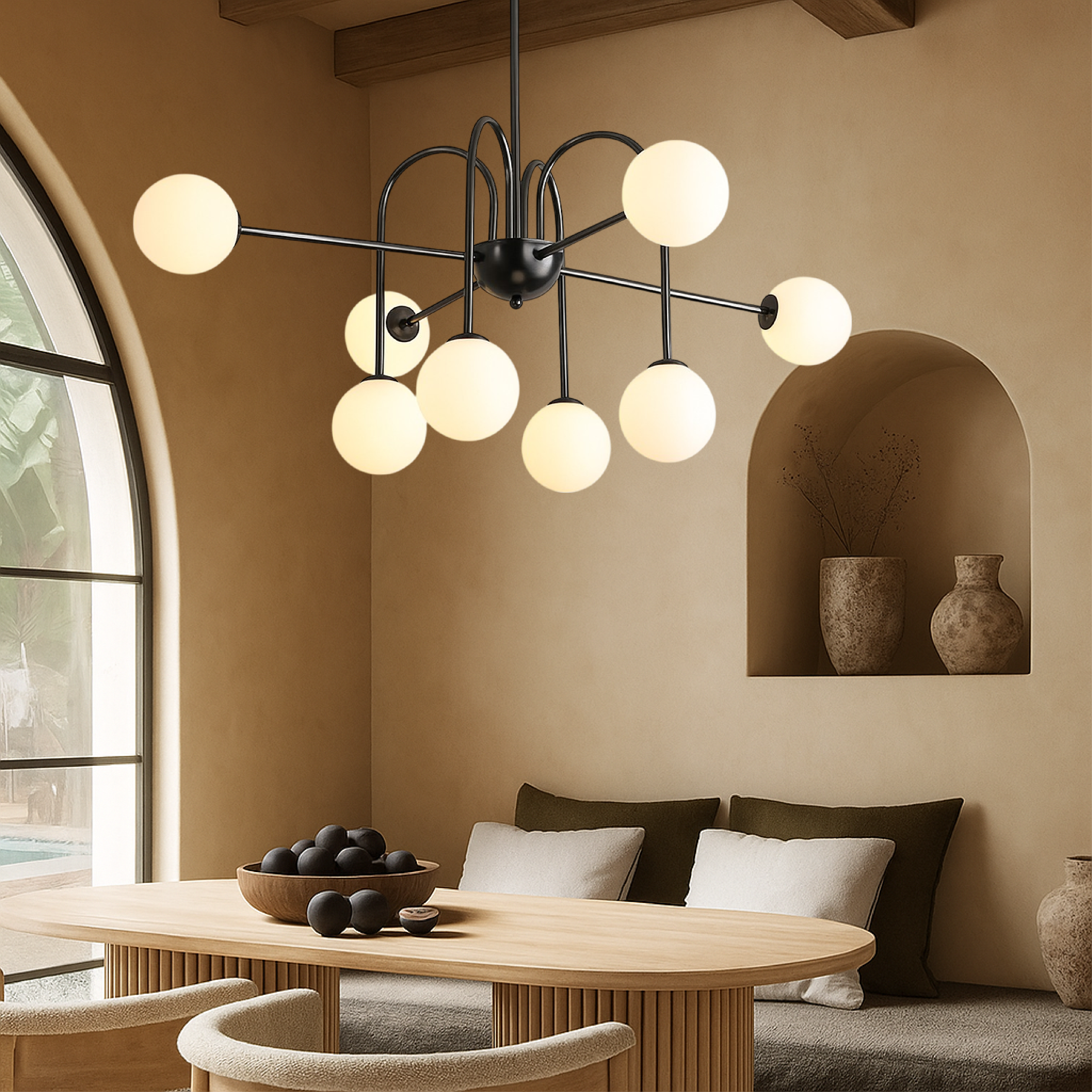 Art Beam Chandelier
