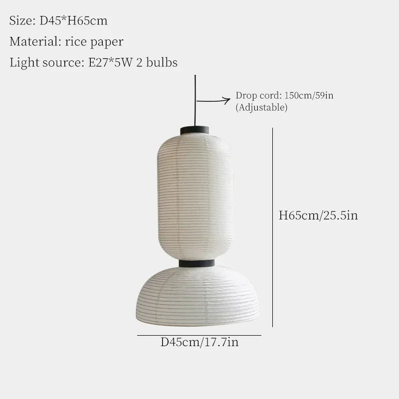 Japanese Wabi Sabi Pendant Lamp