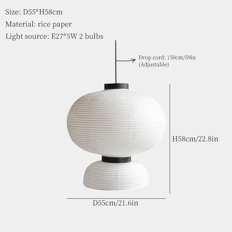 Japanese Wabi Sabi Pendant Lamp