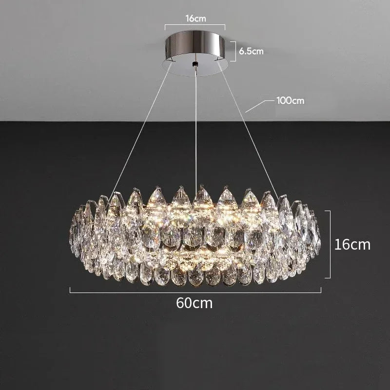 Crystal Ring Chandelier