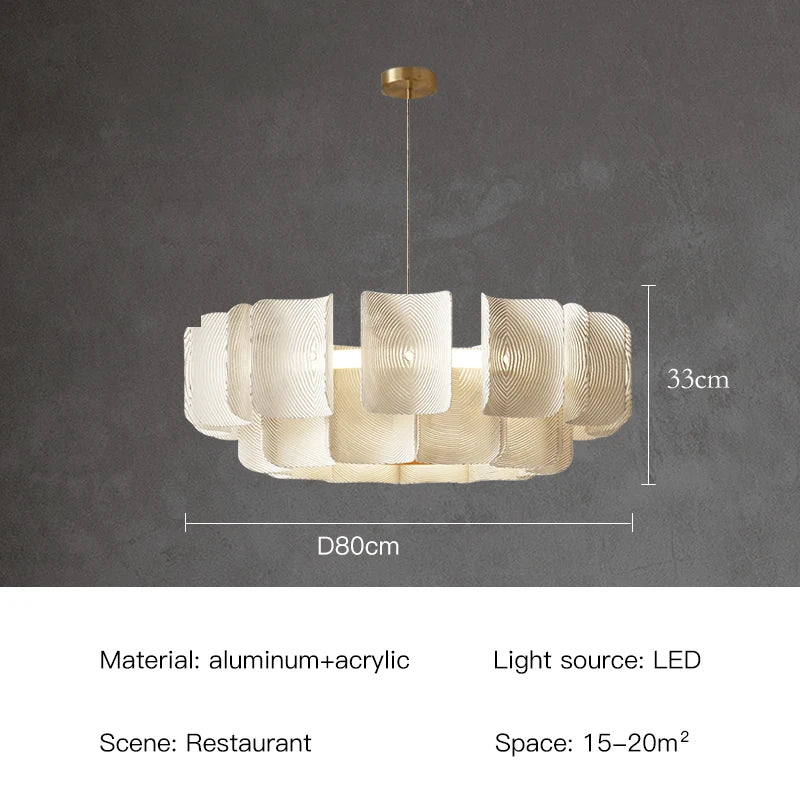 Gerido Wabi Sabi Chandelier
