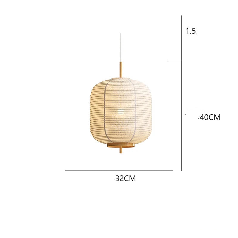 Japanese Rice Paper Pendant Light
