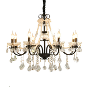 Black Crystal French Chandelier