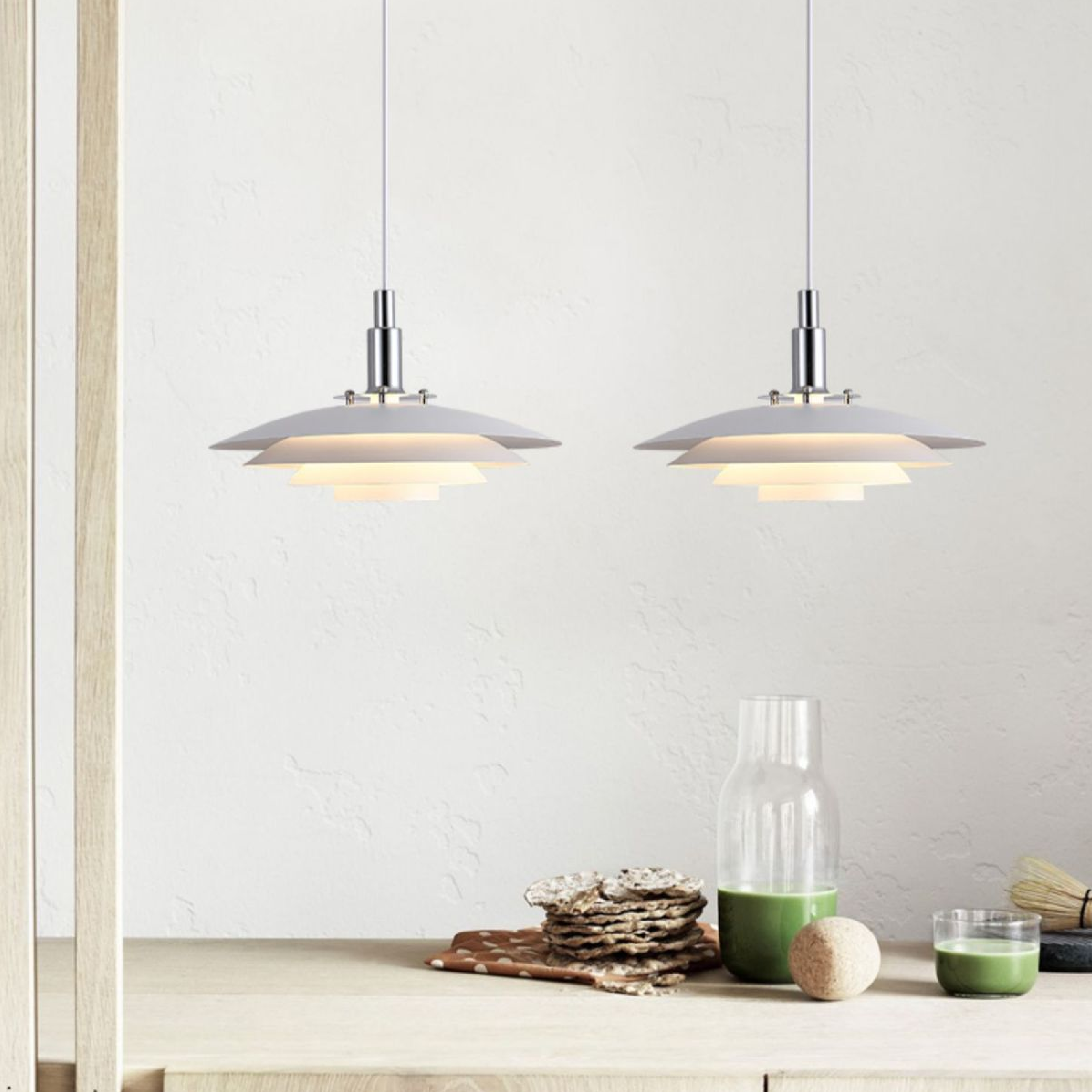 Metal Layer Pendant Light