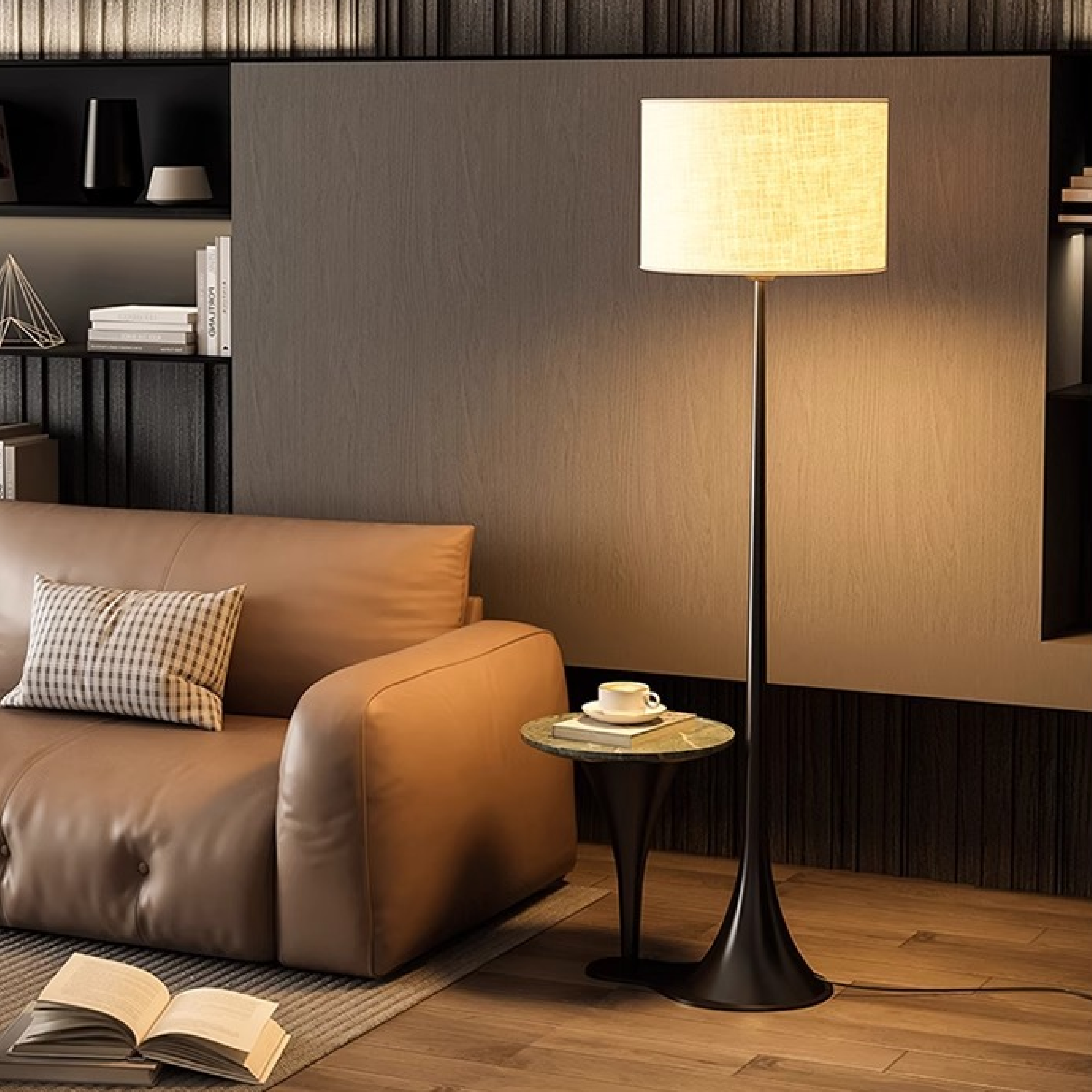 Anderos Silk Floor Lamp