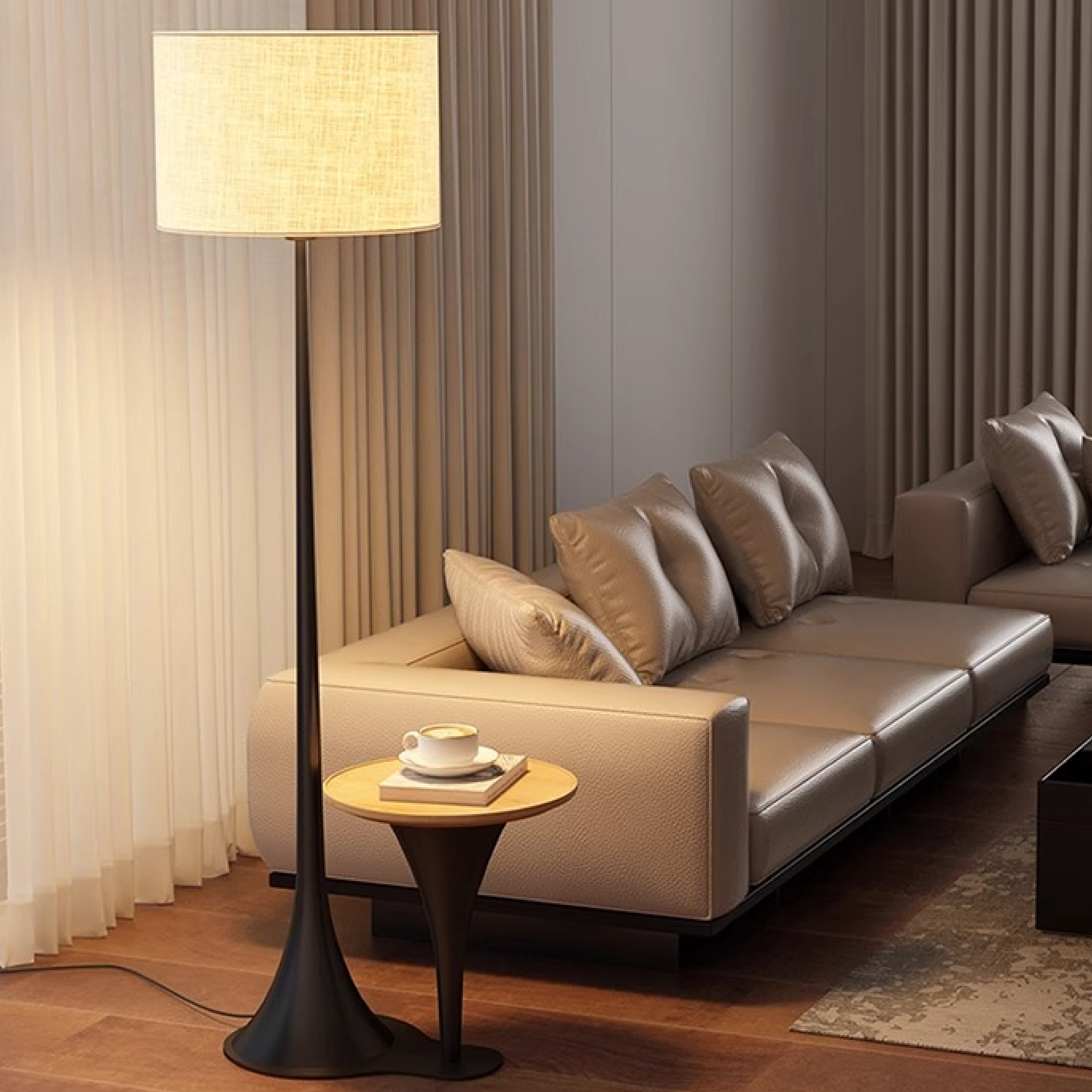 Anderos Silk Floor Lamp