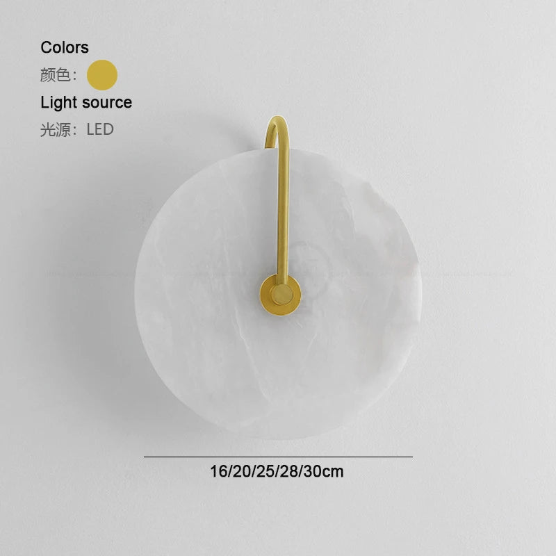 Alab Marble Led Wall Lamp