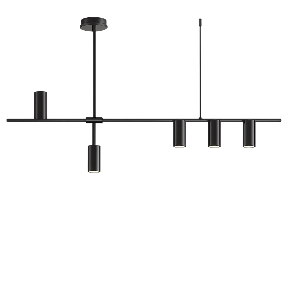 Minimalistic Black Kitchen Pendant Light